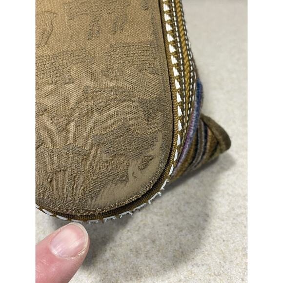 Ariat Women's Size Large 8.5/9 Warm Pull On Bootie Slippers Denim Stripe-Comfort - Picture 9 of 11